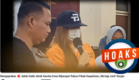 Klaim hoax Sandra Dewi dijemput paksa polisi