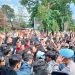 Aksi solidaritas mahasiswa terhadap enam rekannya yang ditahan Polda NTB (koranntb)