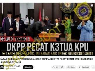 Hoaks mengklaim DKPP memecat Ketua KPU RI