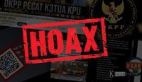 Ilustrasi hoaks menyasar DKPP