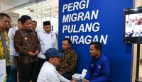 Menteri PPMI dan PJ Gubernur NTB launching fasilitas lounge khusus PPMI di Bizam