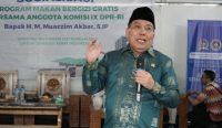 Perwakilan DPR RI, Muazzim Akbar memberikan penjelasan mengenai MBG