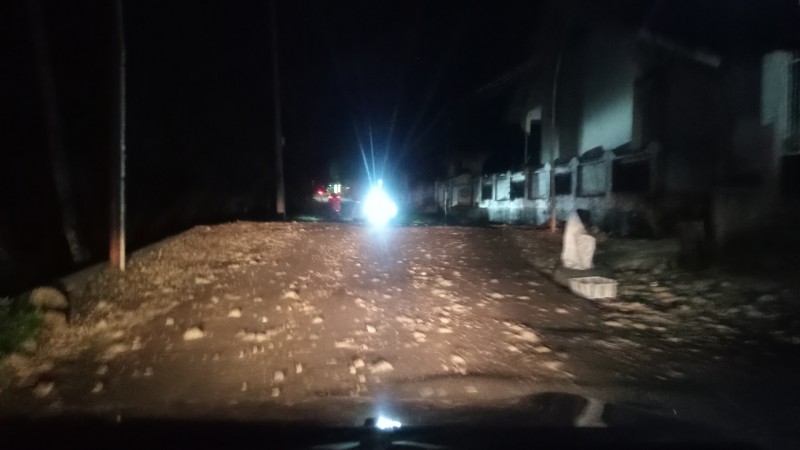 Kondisi Jalan Kotaraja - Montong Gading rusak parah