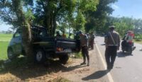 Kecelakaan mobil pickup di Gerung Lombok Barat