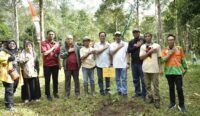 Bank NTB Syariah menanam pohon di Joben Lestari