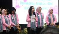 Istri Wakil Presiden RI, Selvi Ananda Gibran Rakabuming sosialisasi hentikan pernikahan dini.