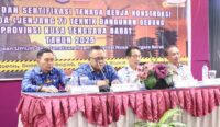 PUPR NTB menggelar Pelatihan dan Sertifikasi Tenaga Kerja Konstruksi Ahli Muda Teknik Bangunan Gedung