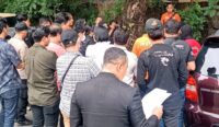 Tim Polda NTB saat melakukan rekonstruksi kasus pengusaha PT Baling-Baling Bambu
