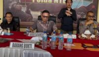 Konferensi pers Polda NTB kasus kematian Brigadir Nurhadi, Jumat, 4 Juli 2025
