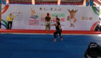 Atraksi silat budaya Kalimantan Barat pada FORNAS VIII NTB 2025