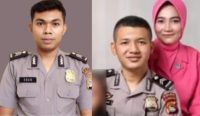 Brigadir Esco (kiri) dan Brigadir Nurhadi (kanan)