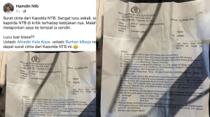 Kapolda NTB laporkan netizen