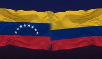 Bendera Venezuela dan Kolombia